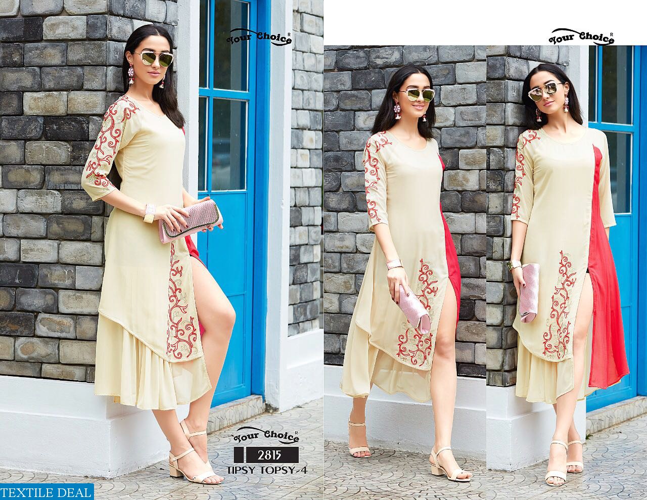 your choice Tipsy topsy vol-4 Wholesale Western Ready made Kurtis